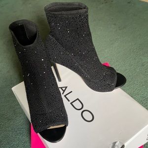 Women’s High Heel Peep Toe Booties